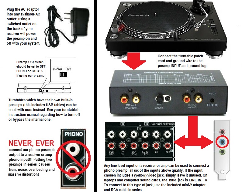 TEC TC-778 RIAA Phono Preamp with Switchable LP / 78RPM